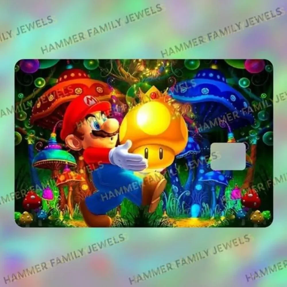 Super Mario Card Decal